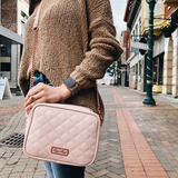 Itzy Ritzy Blush Double Take™ Crossbody Diaper Bag