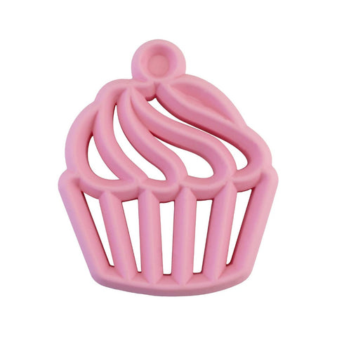 Chew Crew™ Silicone Baby Teether - Cupcake