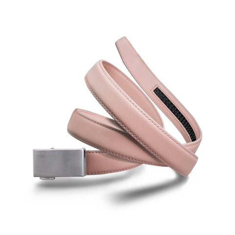 Mission Belt- Platinum Leather Rose