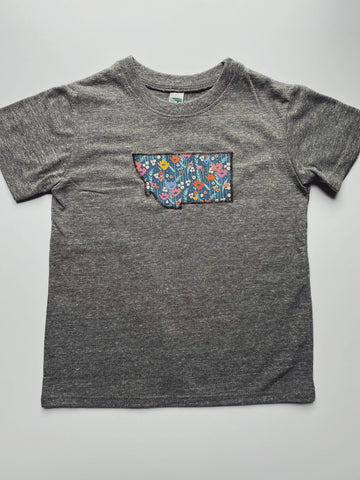 Montana Toddler Tee - Grey 2t